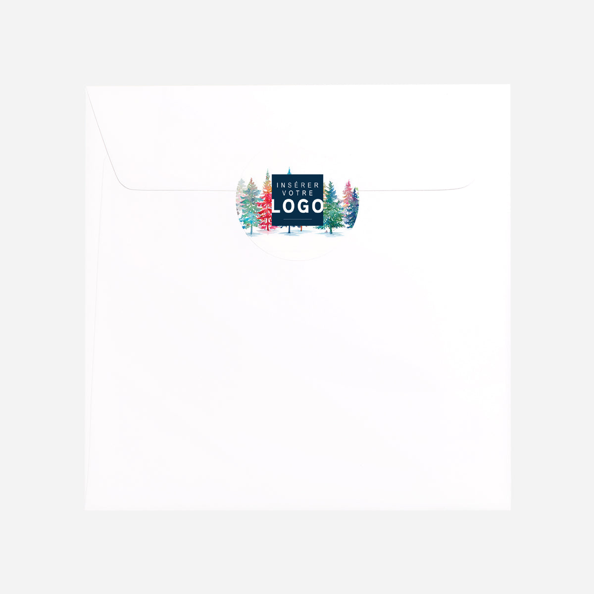 Éclats de Forêt | Vœux professionnels • Sticker • Rond photo N° 3