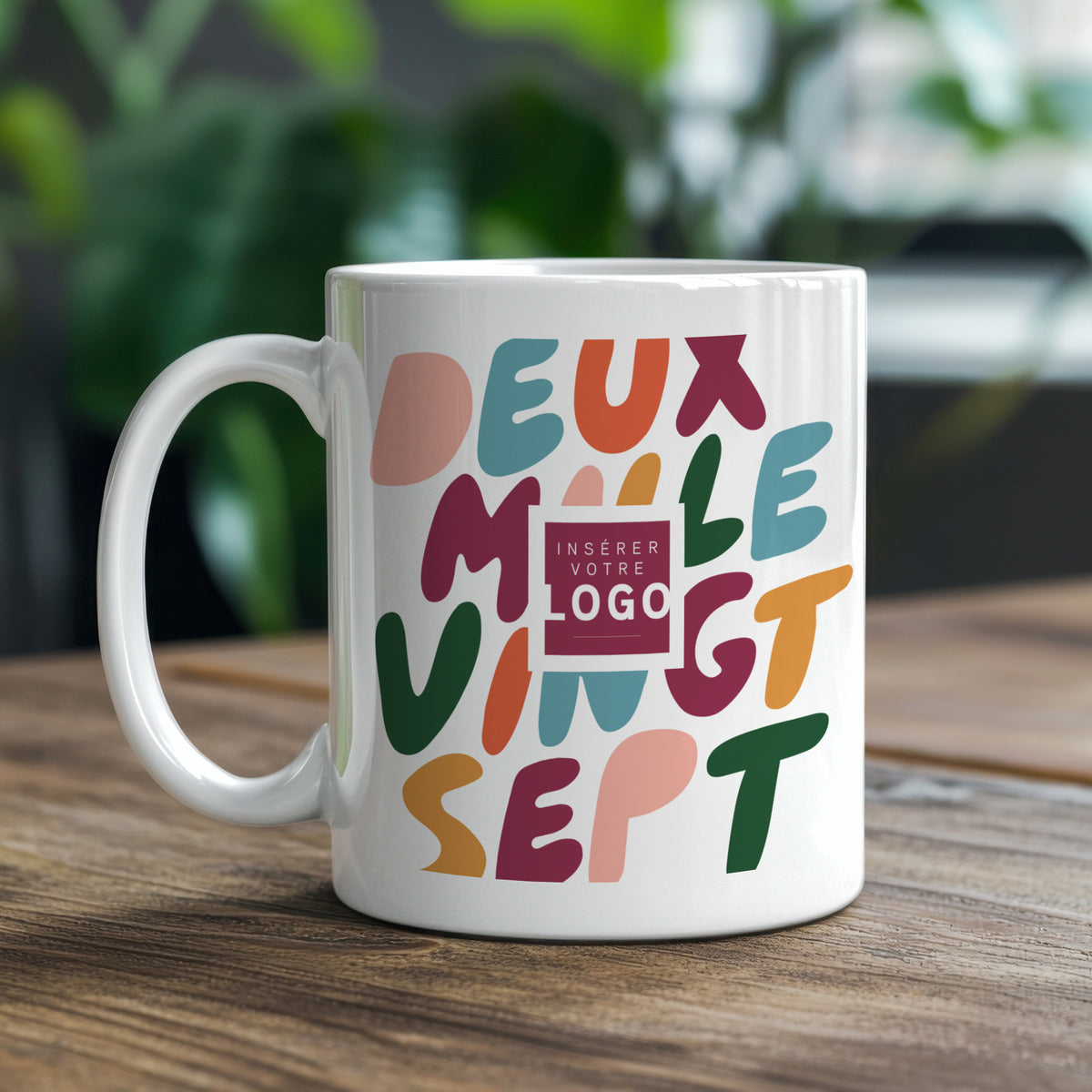 Haut en couleur | Vœux professionnels • Mug • Blanc photo N° 1