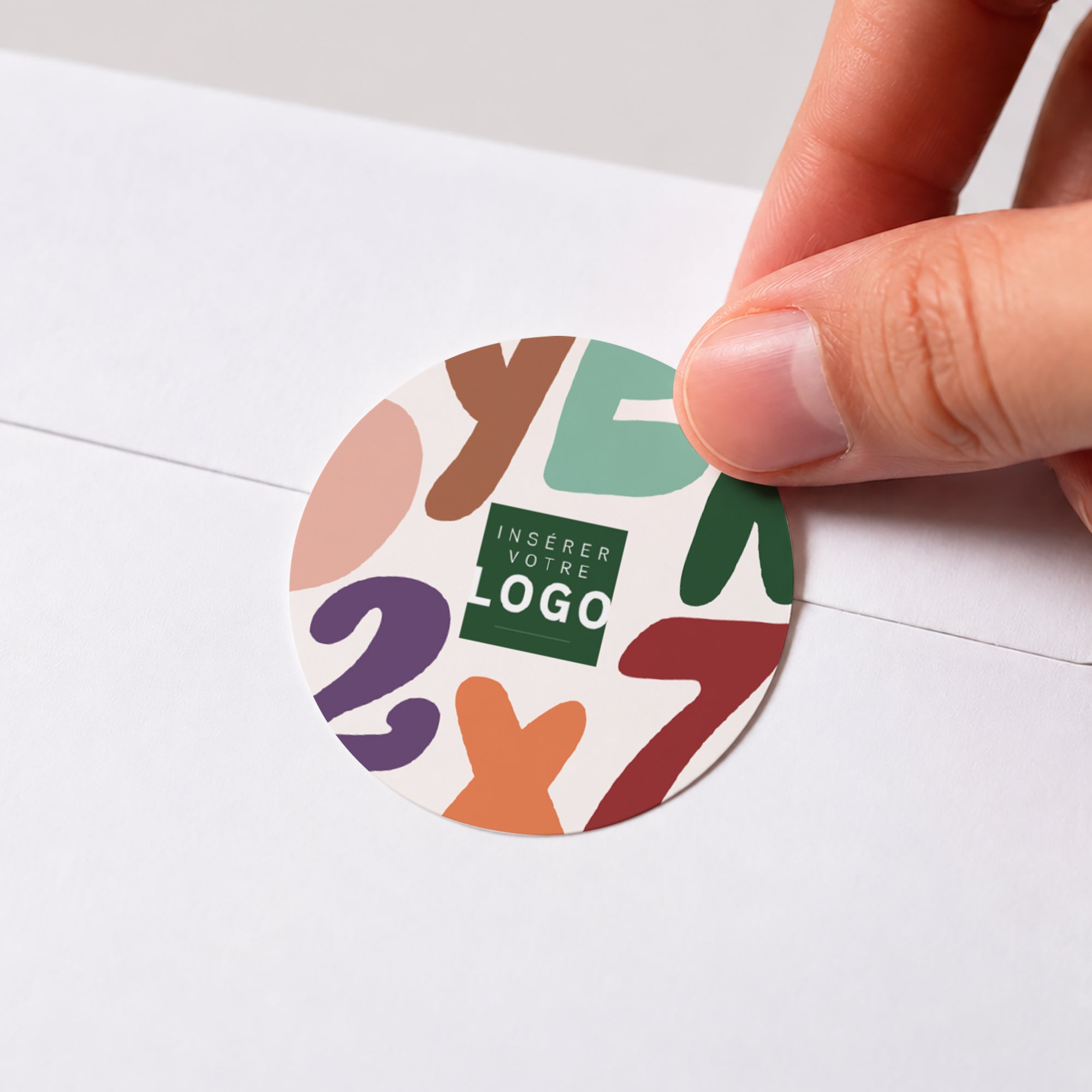 Vœux en Grand | Vœux professionnels • Sticker • Rond photo N° 1