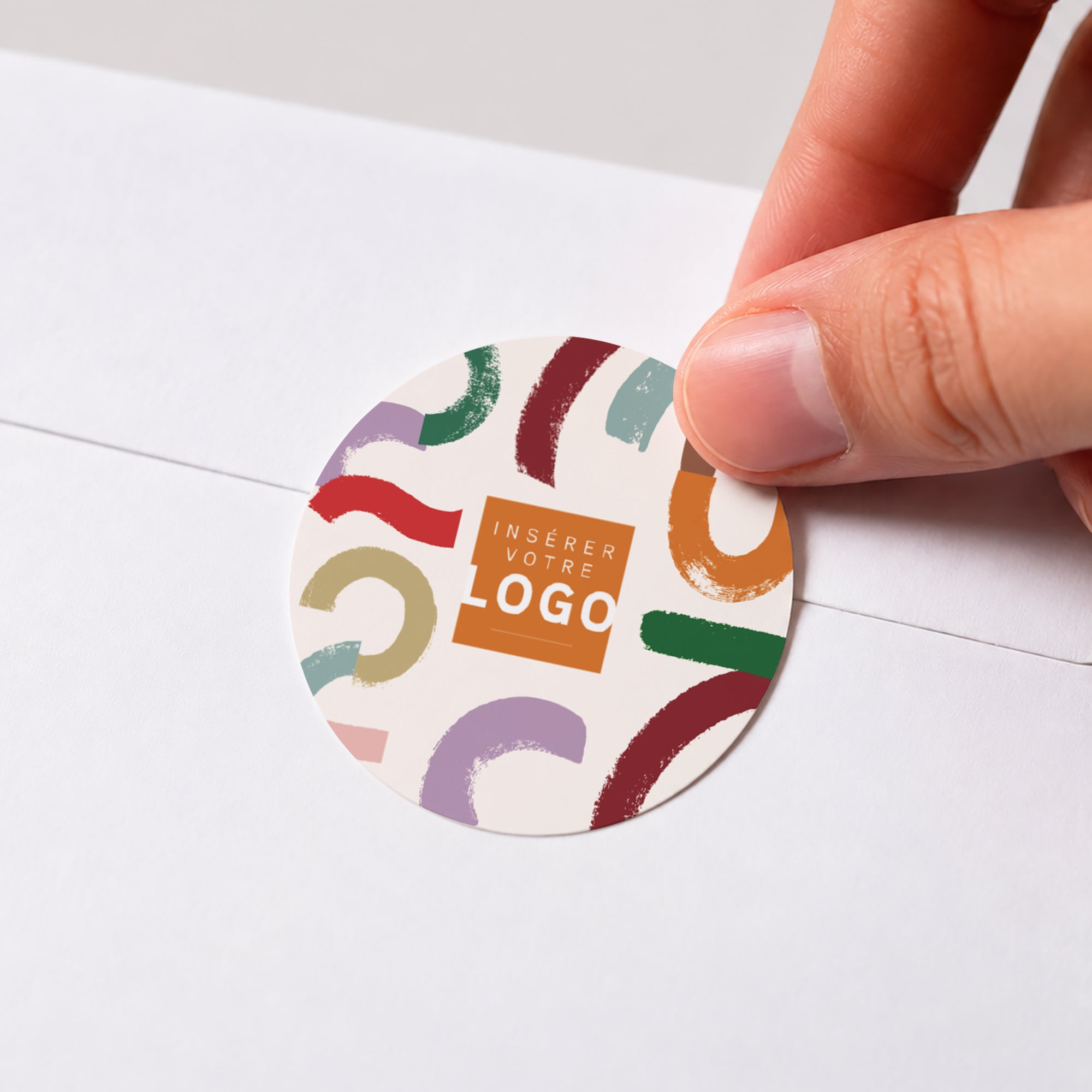 Colorful Year | Vœux professionnels • Sticker • Rond photo N° 1