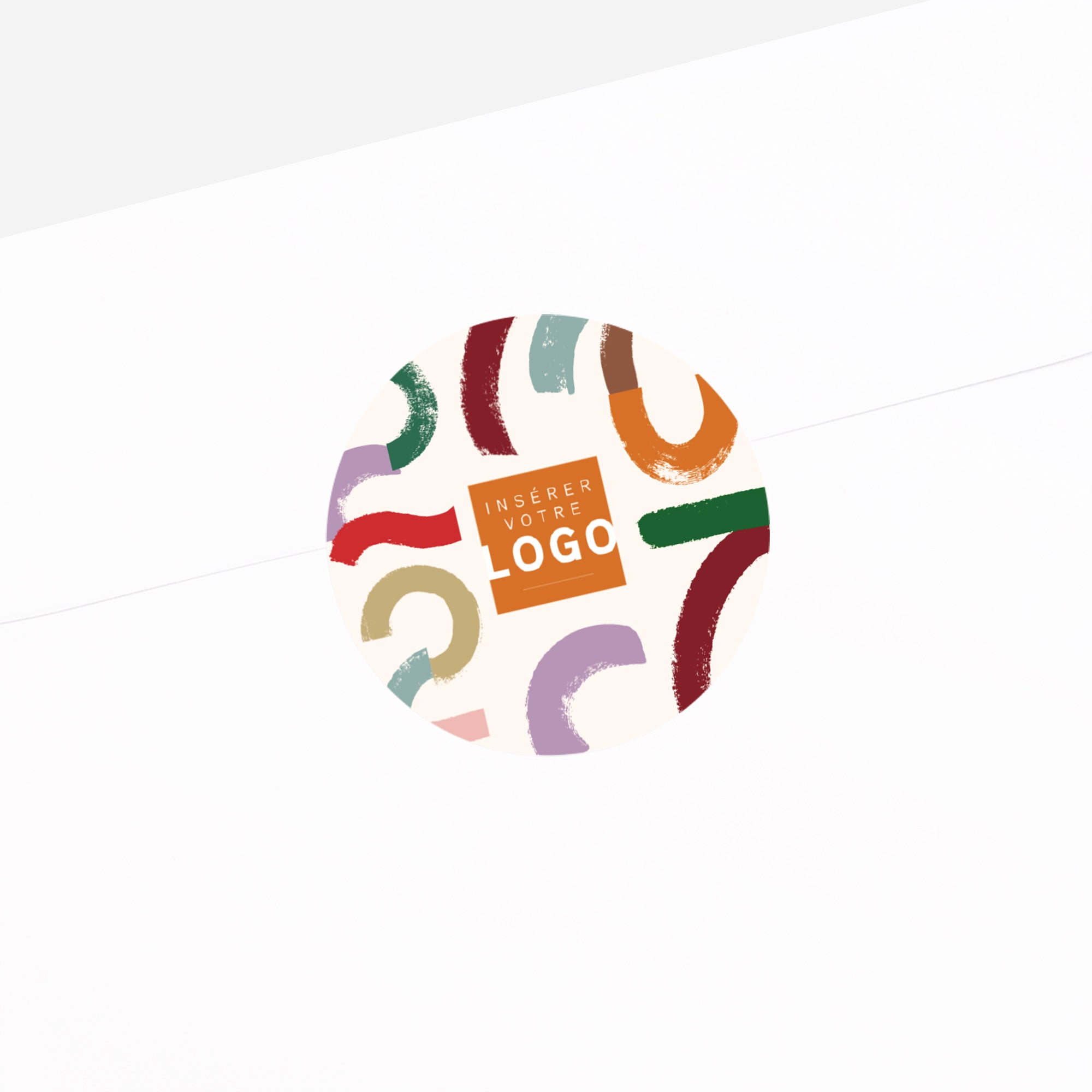 Colorful Year | Vœux professionnels • Sticker • Rond photo N° 2