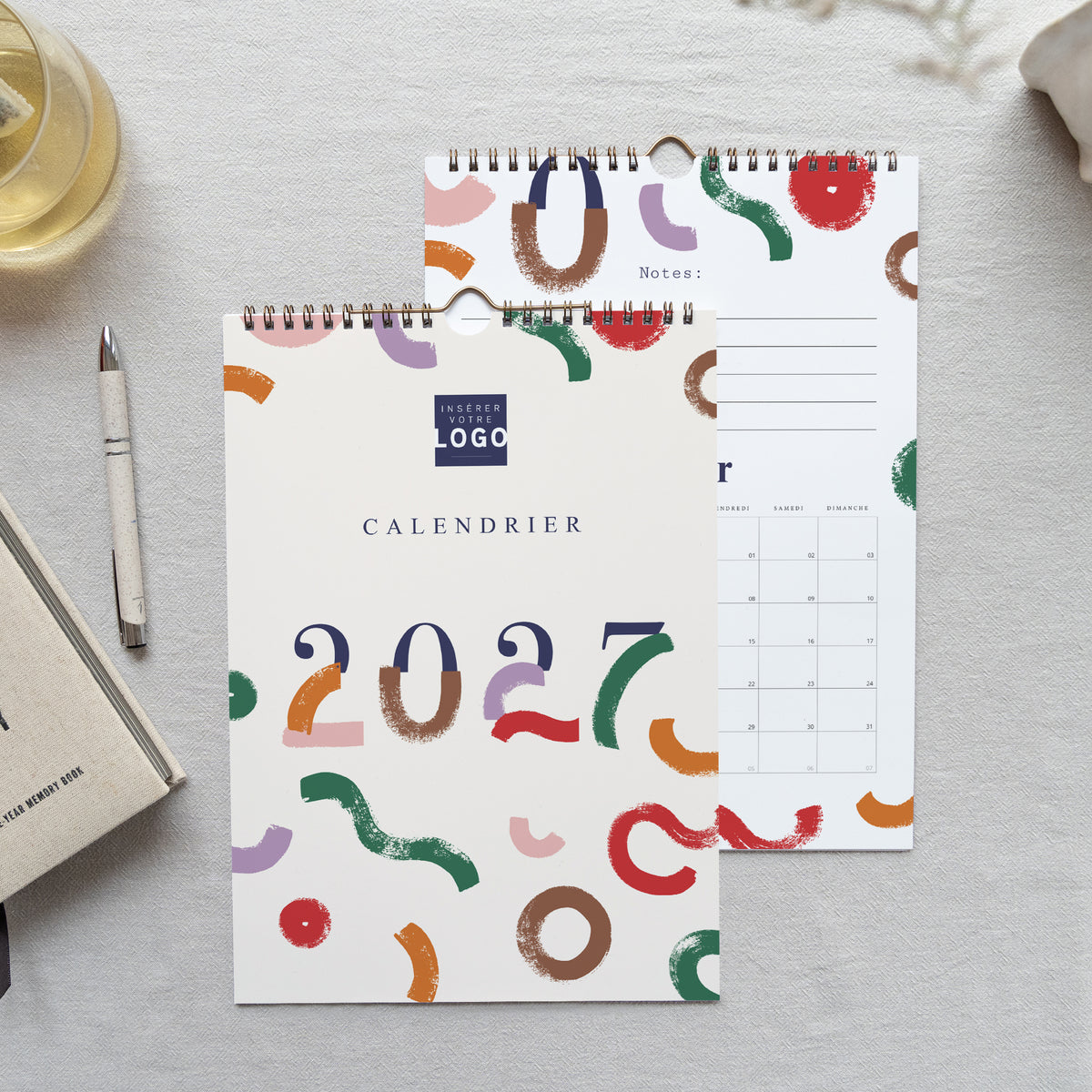 Creative Flow | Vœux professionnels • Calendrier professionnel • Mural A4 photo N° 1