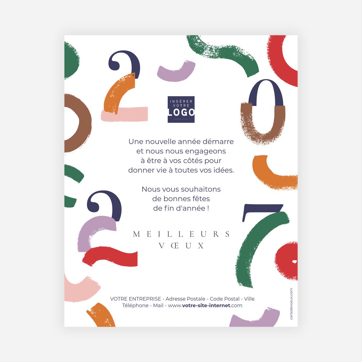 Creative Flow | Vœux professionnels • Carte virtuelle • eCard Image photo N° 1