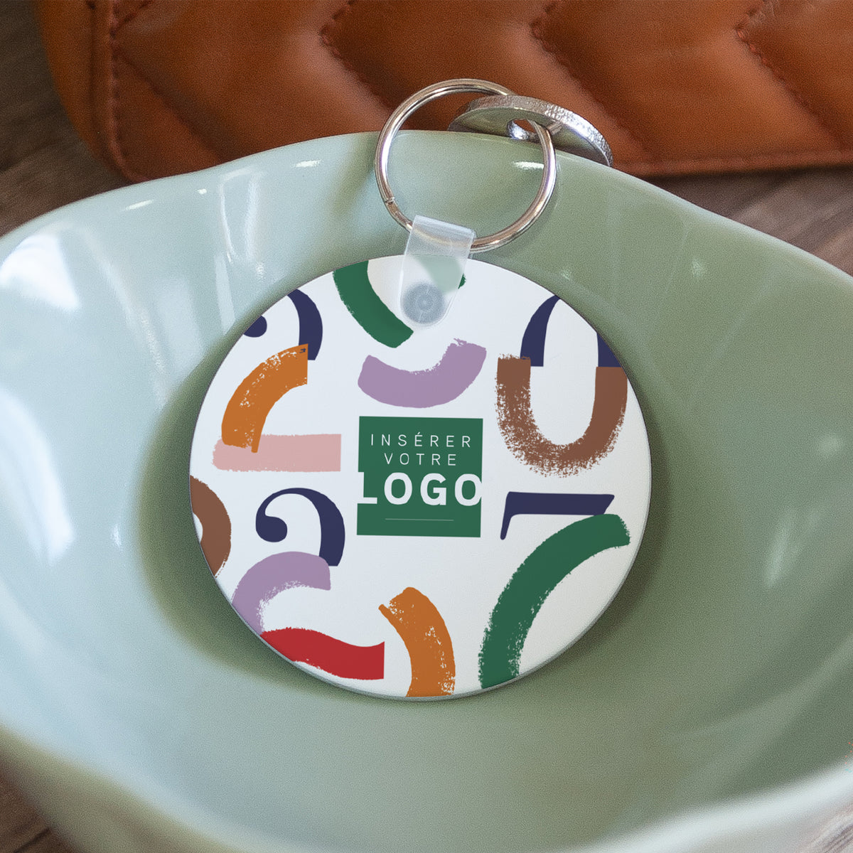 Creative Flow | Cadeau entreprise • Porte-clés • Rond photo N° 1