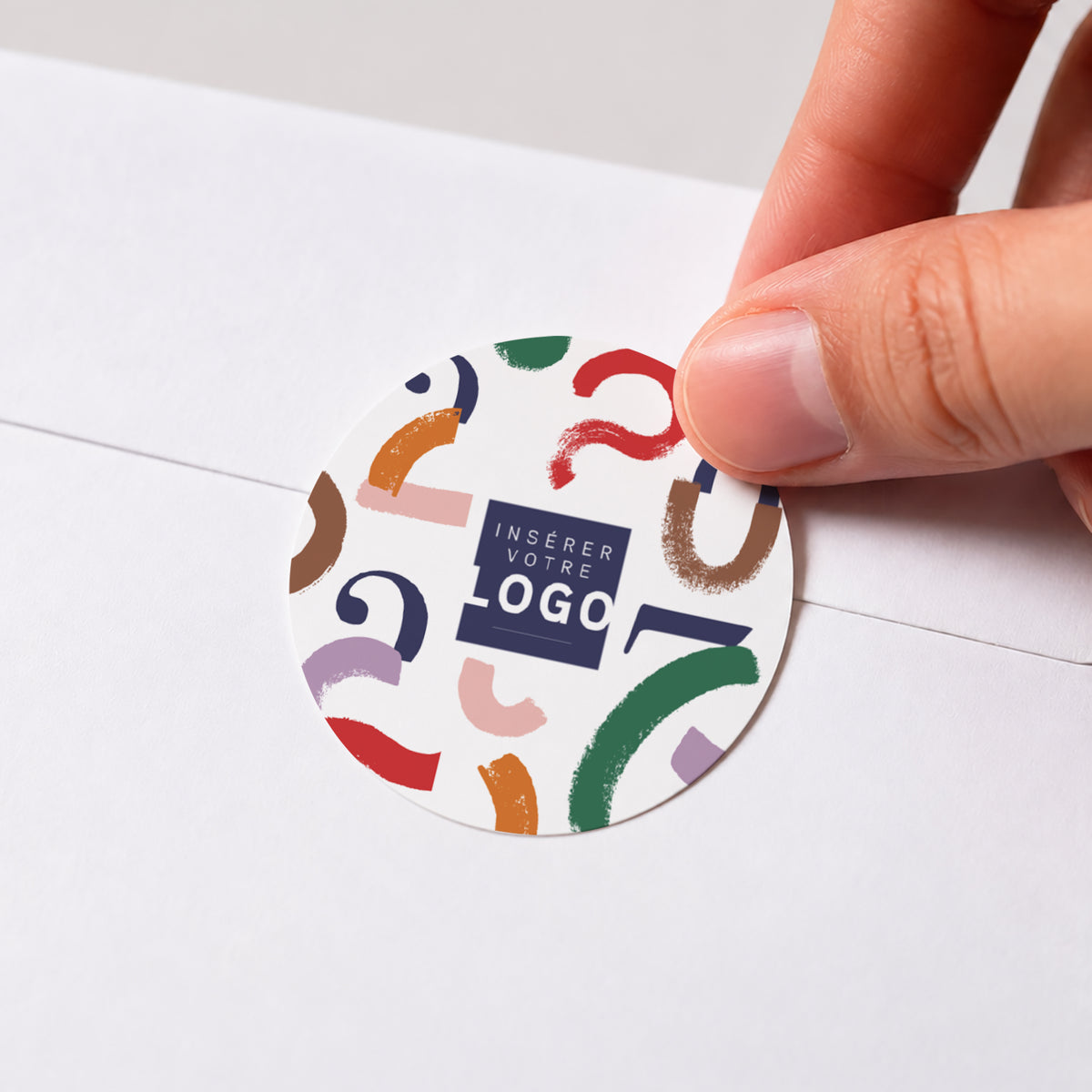 Creative Flow | Vœux professionnels • Sticker • Rond photo N° 1