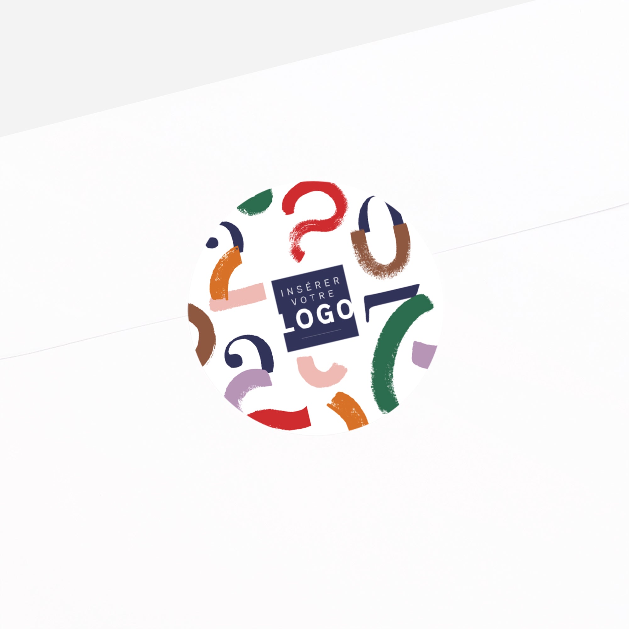 Creative Flow | Vœux professionnels • Sticker • Rond photo N° 2