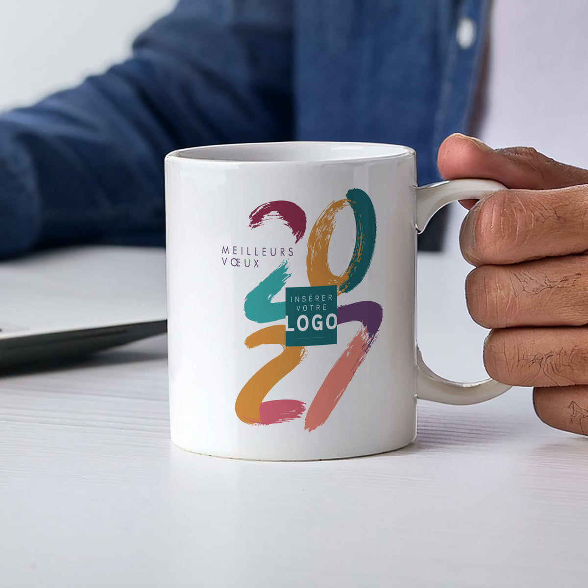 Coups d’Éclat | Cadeau entreprise • Mug • Ø 8 x 9,5 cm photo N° 2