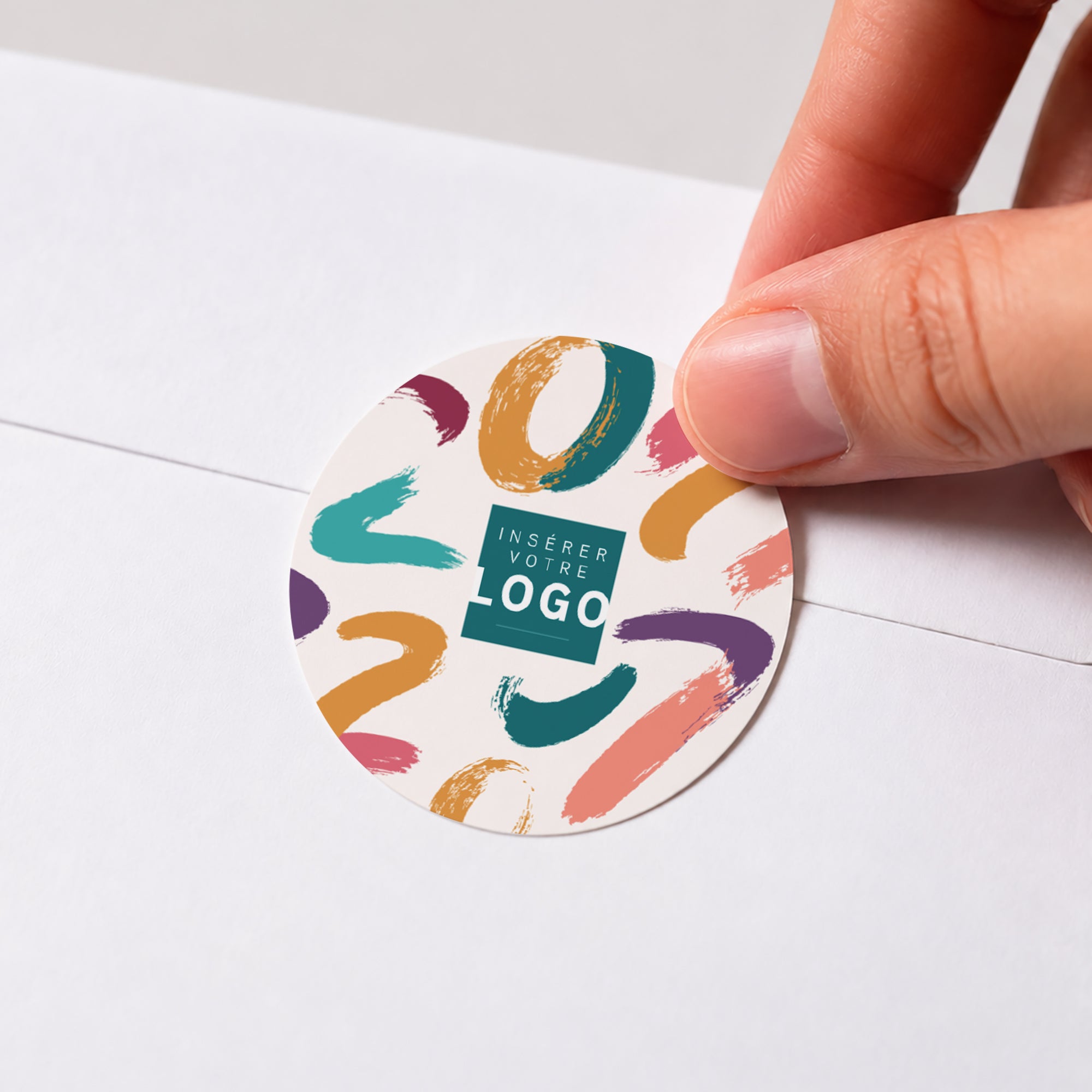 Coups d’Éclat | Vœux professionnels • Sticker • Rond photo N° 1