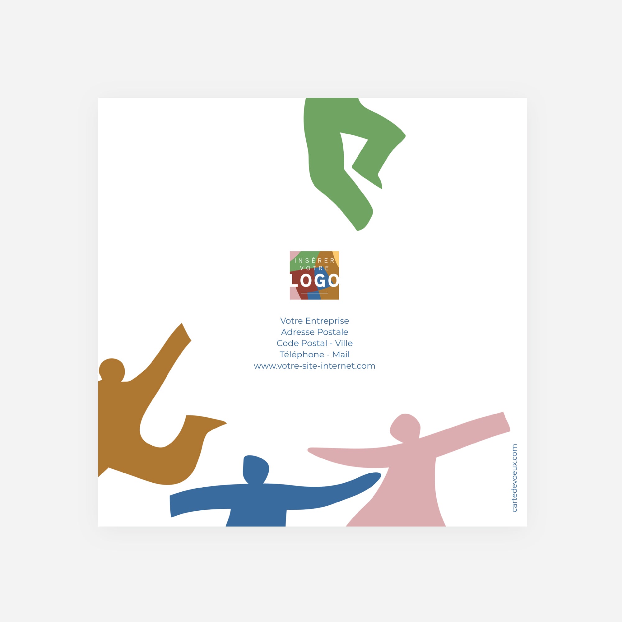 Énergie Collective | Vœux professionnels • Carte de voeux • Carrée pliable photo N° 3