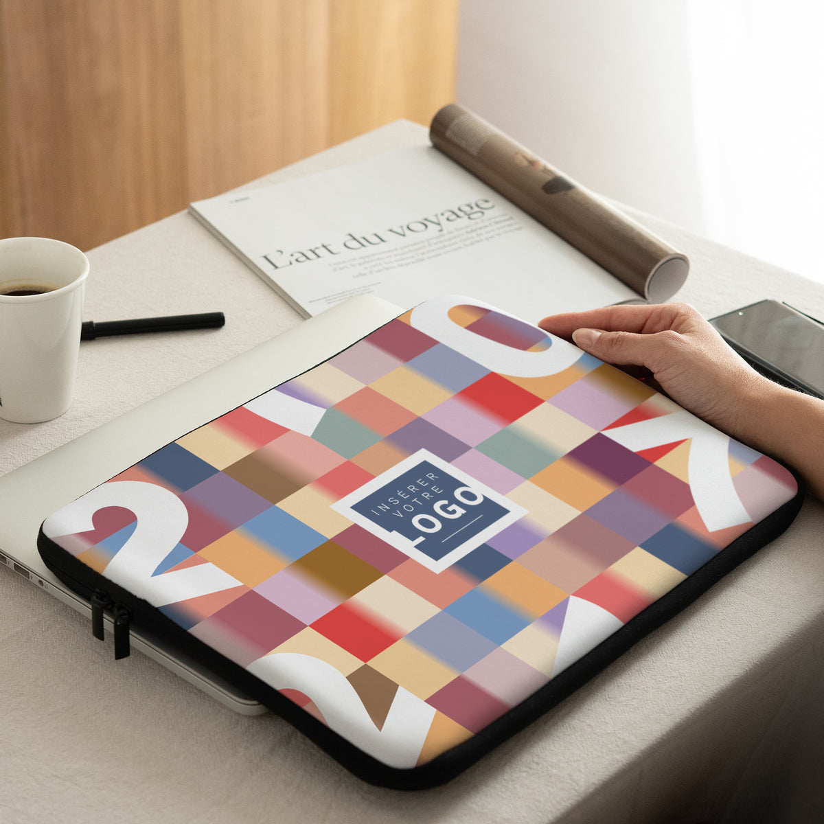Color Blocks | Cadeau entreprise • Housse ordinateur • 15 pouces photo N° 2