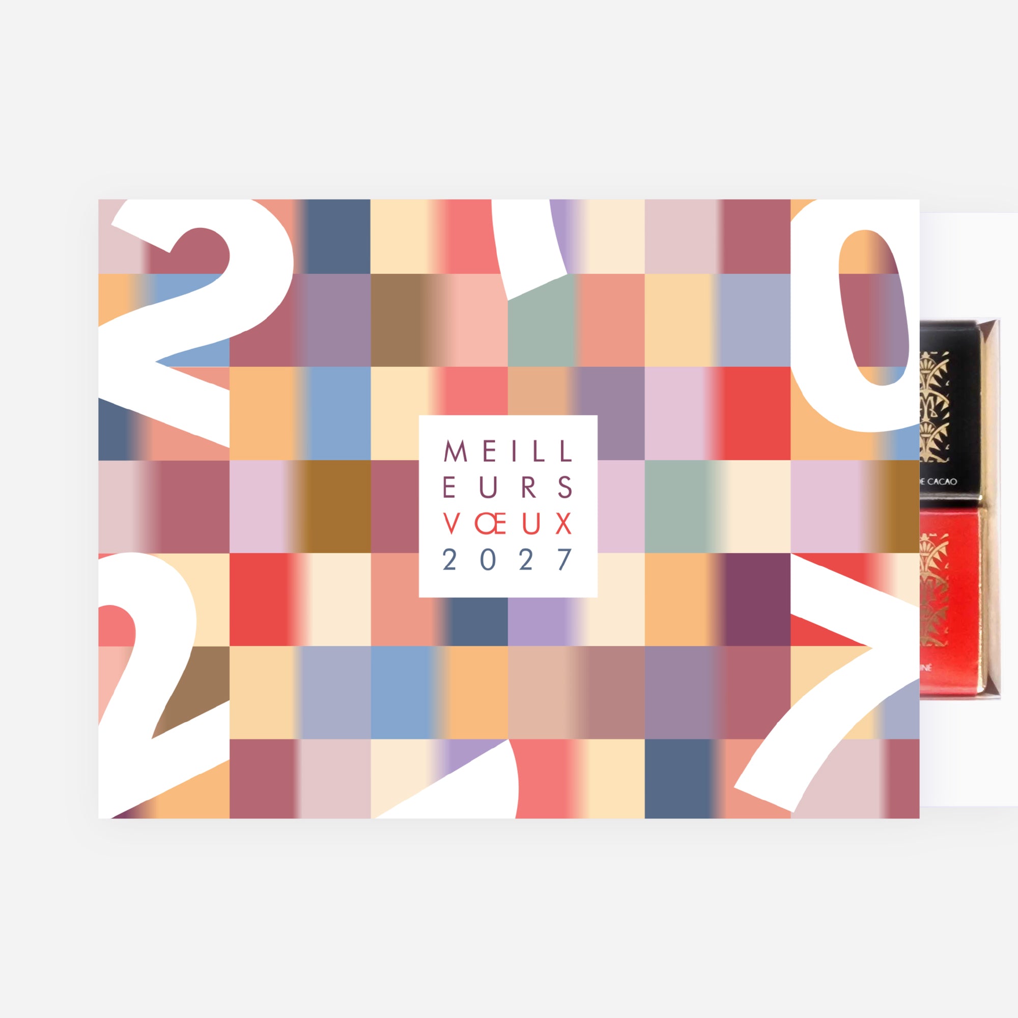 Color Blocks | Vœux professionnels • Boite chocolat personnalisée • Chocolats Maxim's photo N° 2