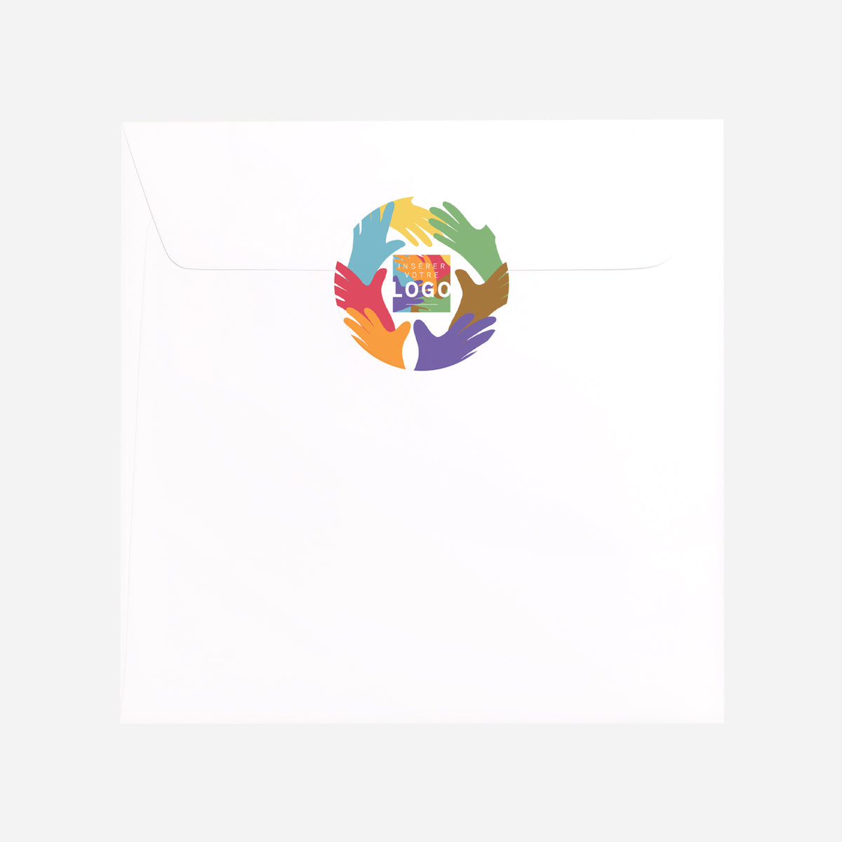 Mains Unies | Vœux professionnels • Sticker • Rond photo N° 3