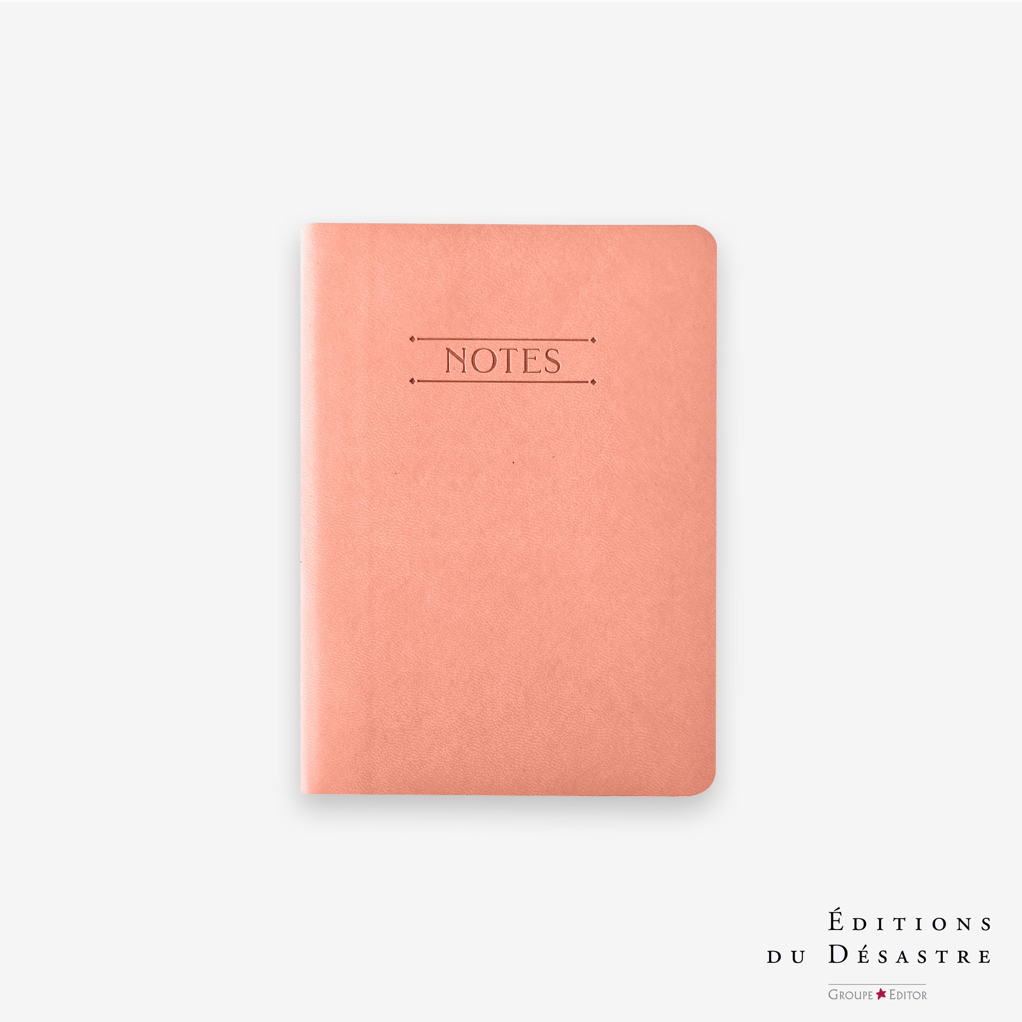 Nuance | Vœux professionnels • Carnet • Simili cuir - A6 - Pêche - 128 pages photo N° 1