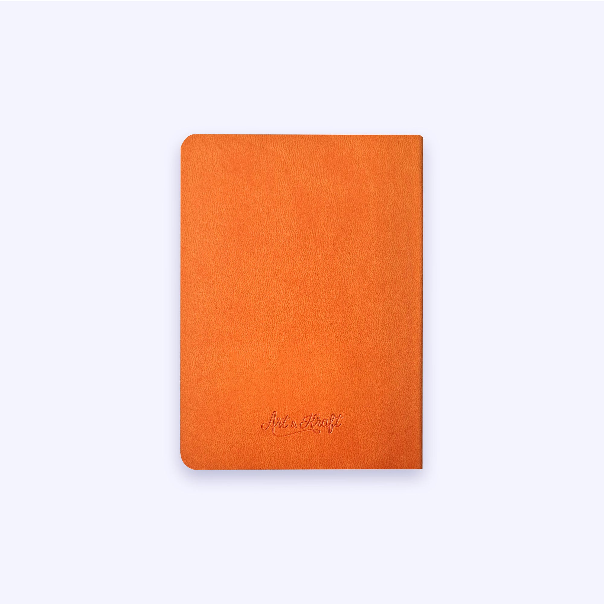 Carnet Nuance - Simili cuir - A6 - Orange vitaminé - 128 pages photo N° 2