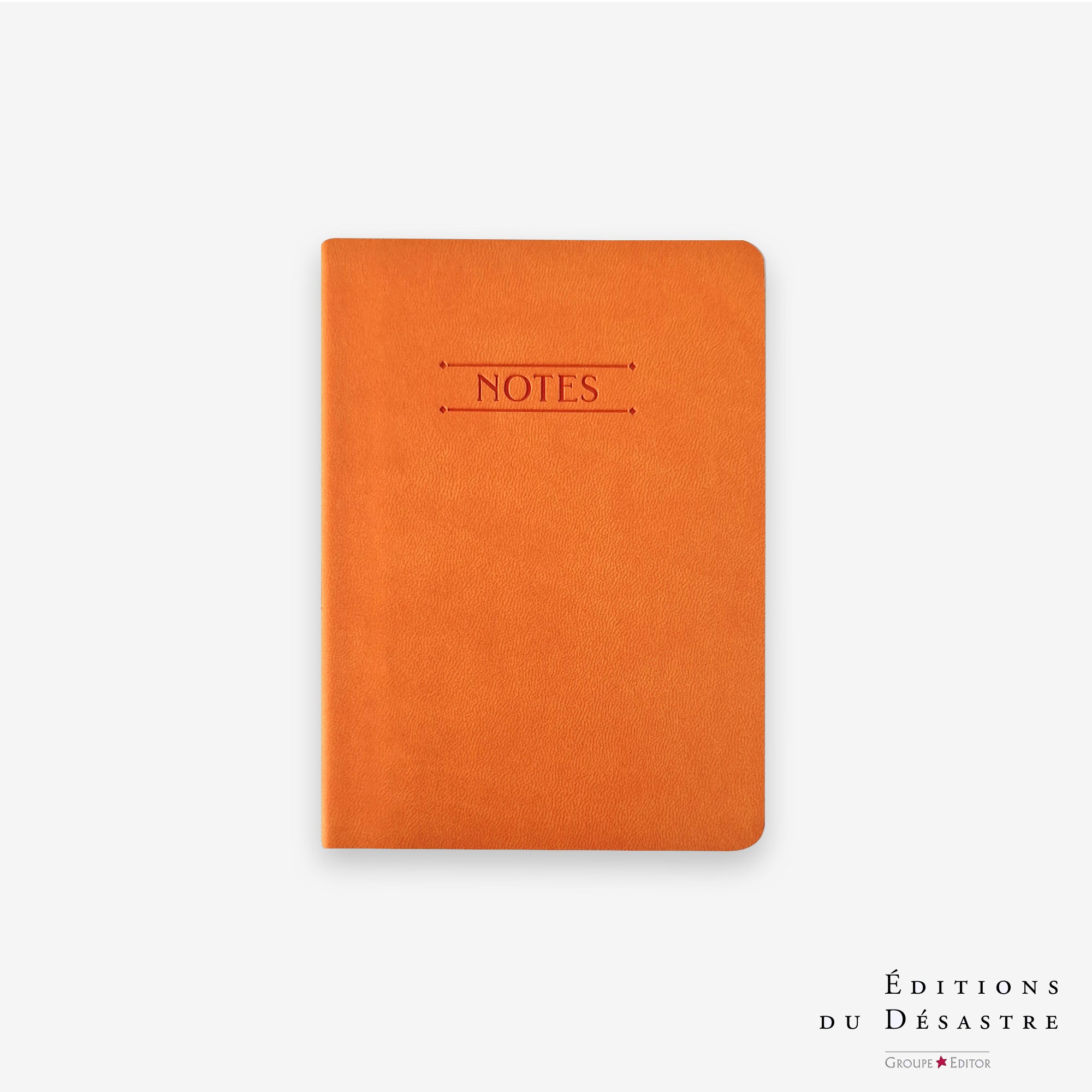 Nuance | Vœux professionnels • Carnet • Simili cuir - A6 - Orange vitaminé - 128 pages photo N° 1