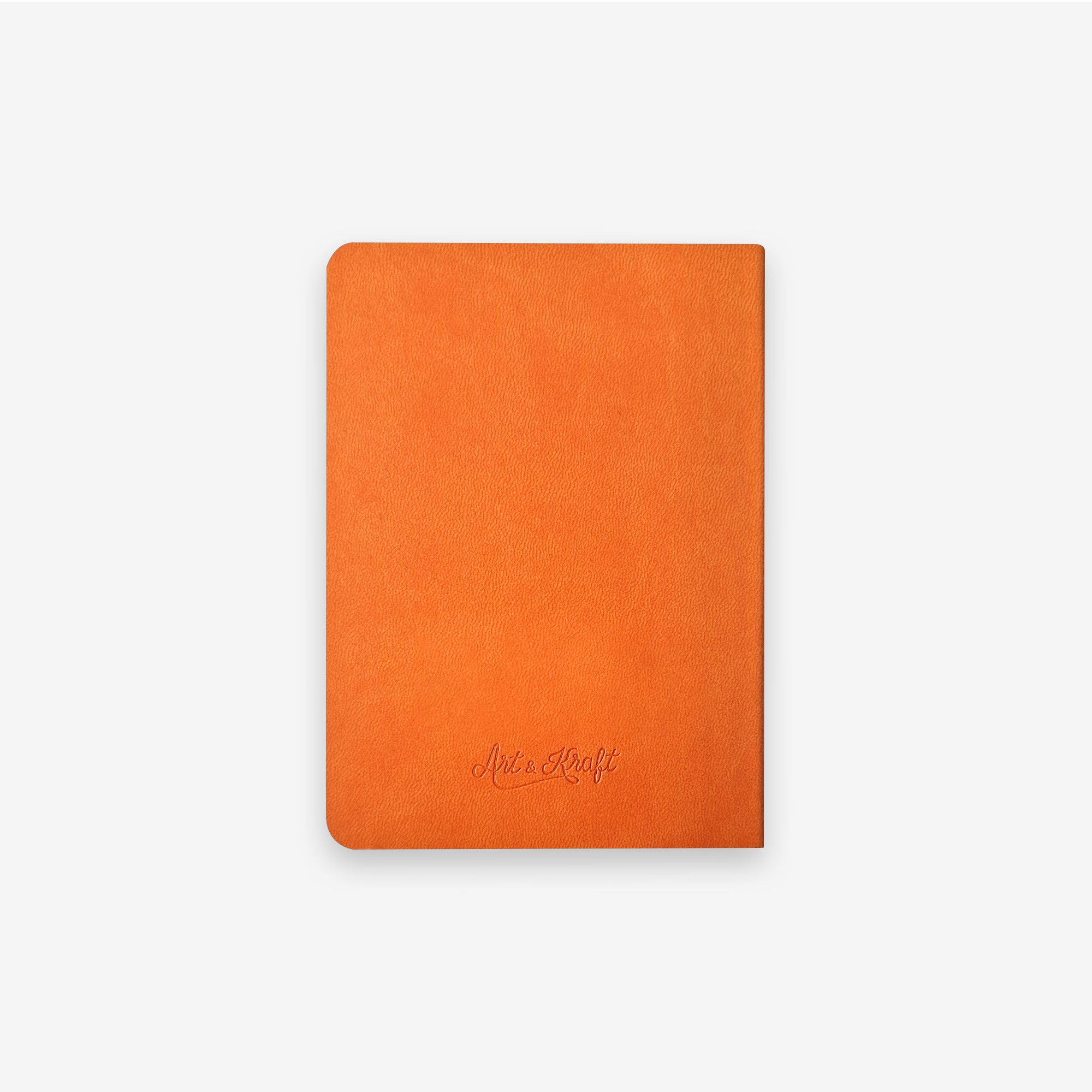Nuance | Vœux professionnels • Carnet • Simili cuir - A6 - Orange vitaminé - 128 pages photo N° 2