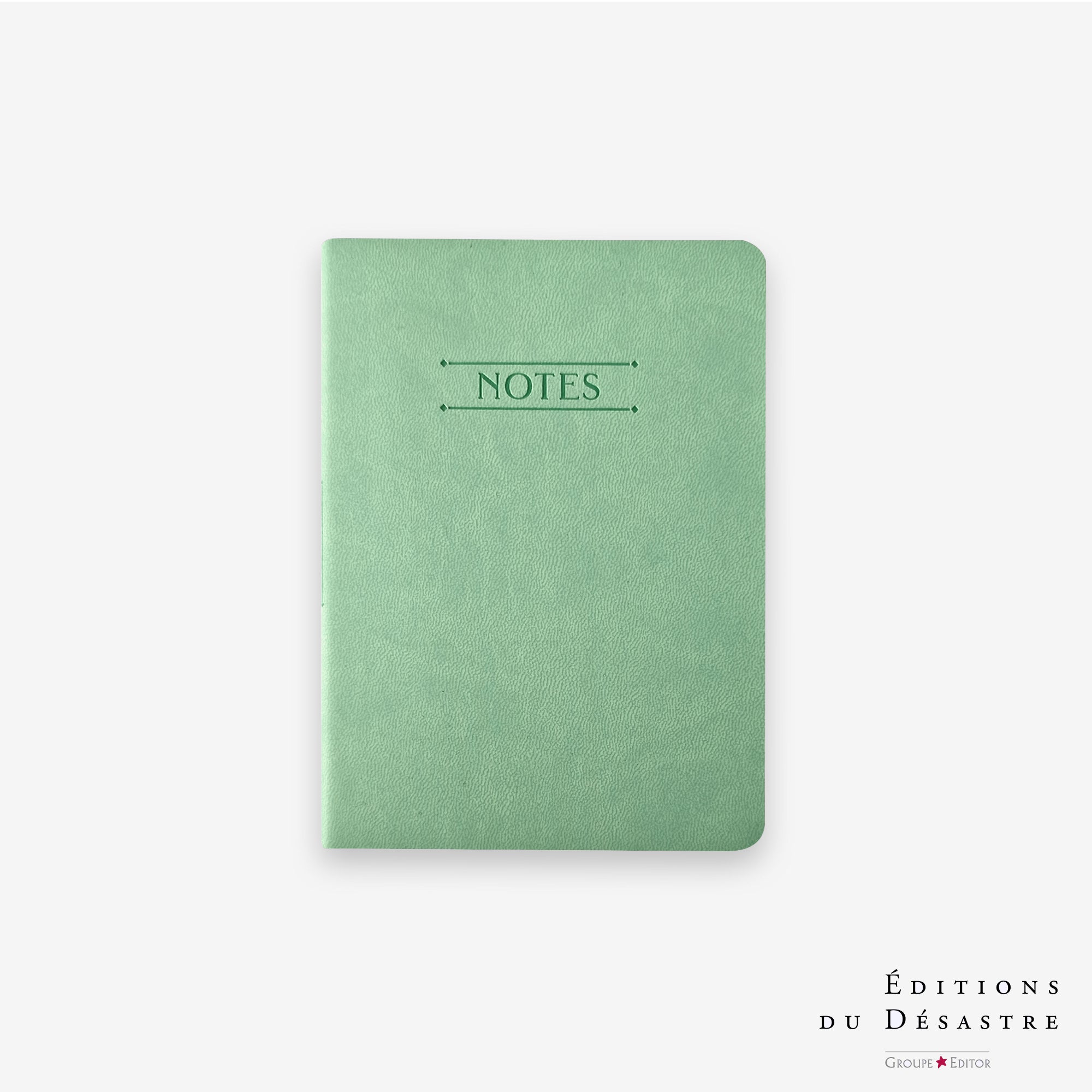 Nuance | Vœux professionnels • Carnet • Simili cuir - A6 - Menthe claire - 128 pages photo N° 1