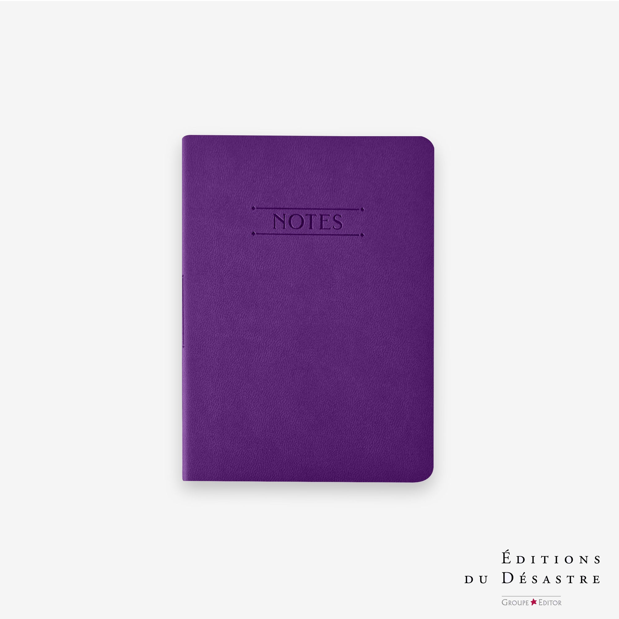 Nuance | Vœux professionnels • Carnet • Simili cuir - A6 - Violet intense - 128 pages photo N° 1