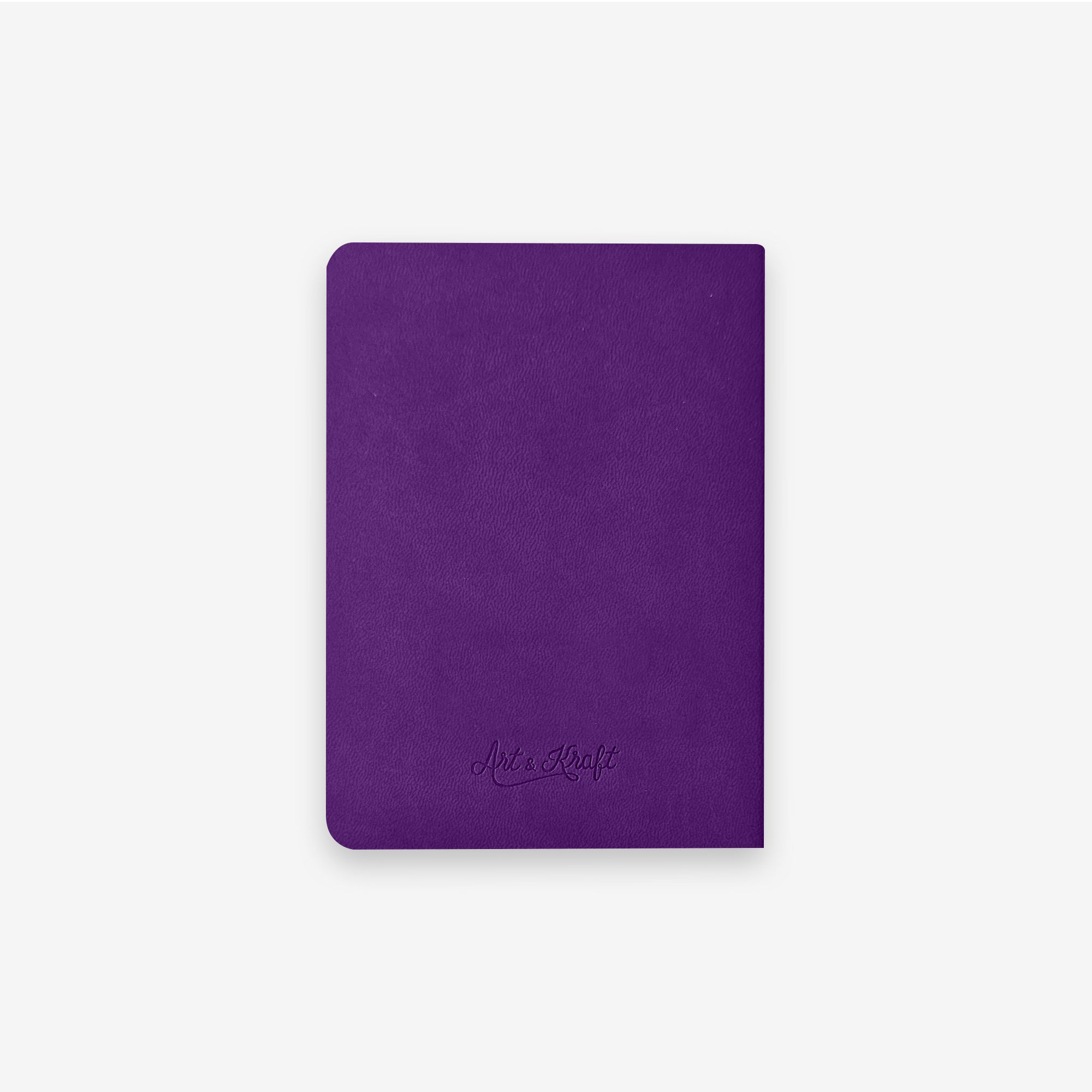 Nuance | Vœux professionnels • Carnet • Simili cuir - A6 - Violet intense - 128 pages photo N° 2