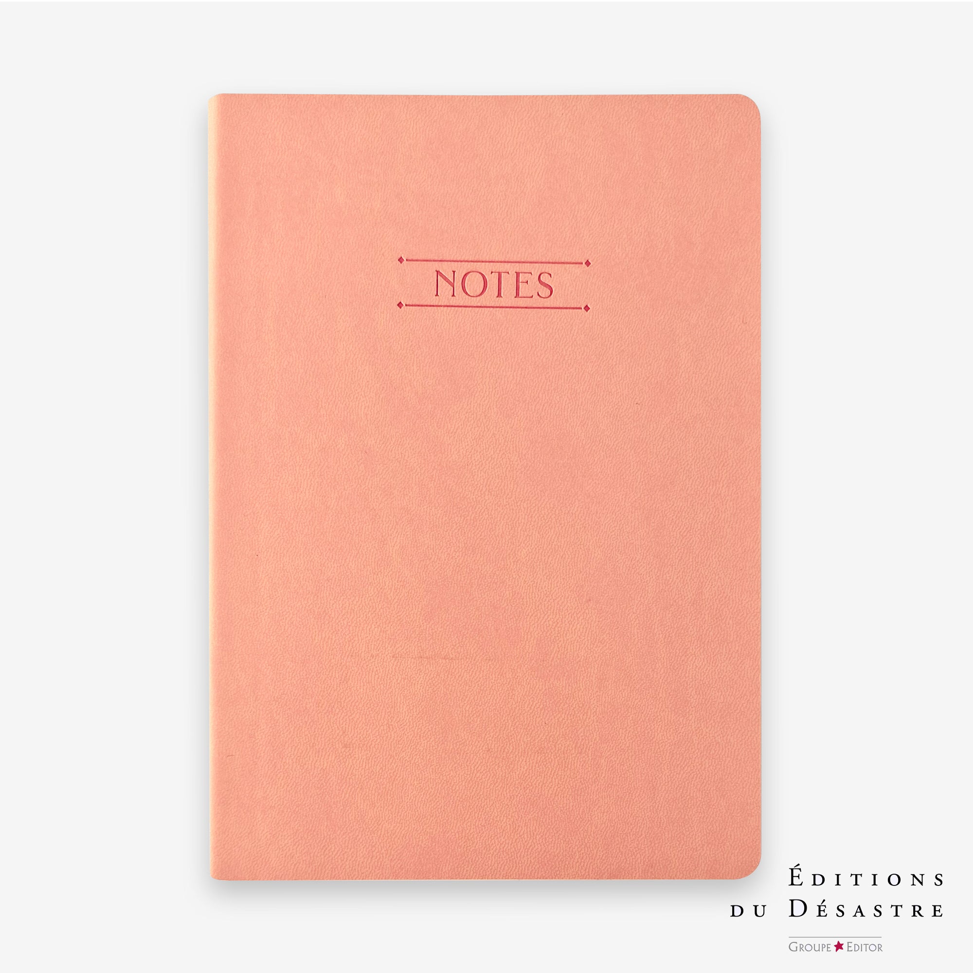 Nuance | Vœux professionnels • Carnet • Simili cuir - A5 - Pêche - 192 pages photo N° 1