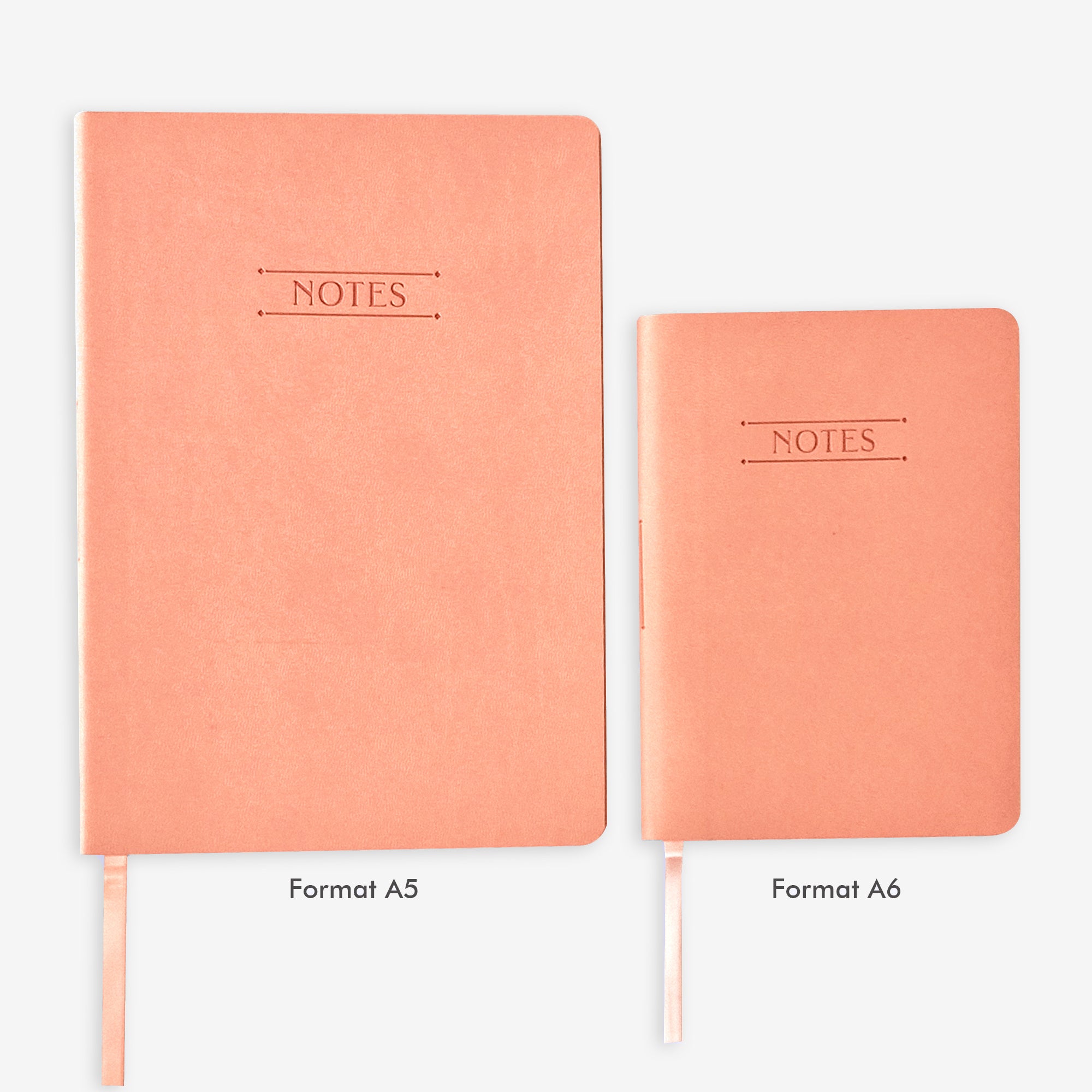 Nuance | Vœux professionnels • Carnet • Simili cuir - A5 - Pêche - 192 pages photo N° 5