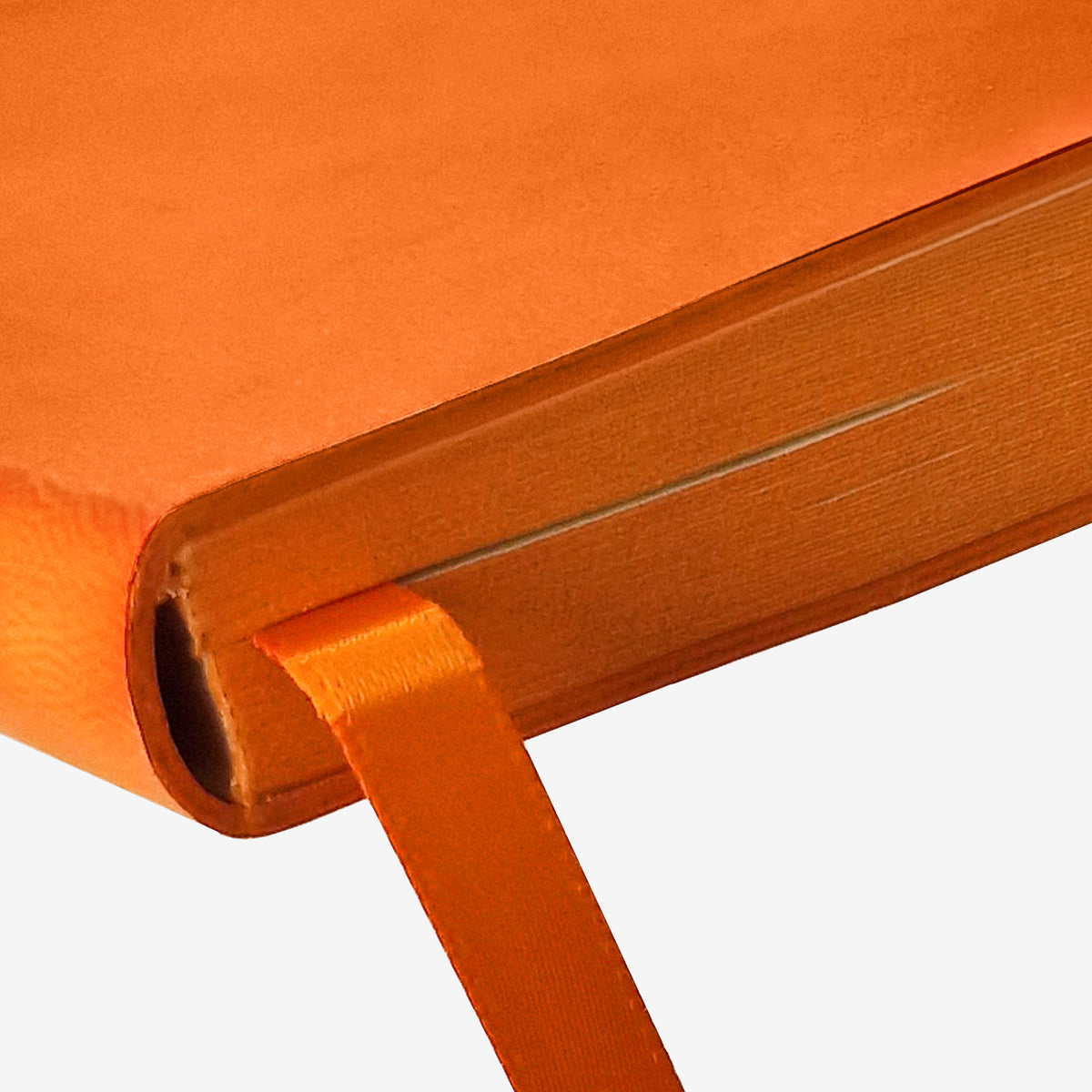 Nuance | Vœux professionnels • Carnet • Simili cuir - A5 - Orange vitaminé - 192 pages photo N° 4