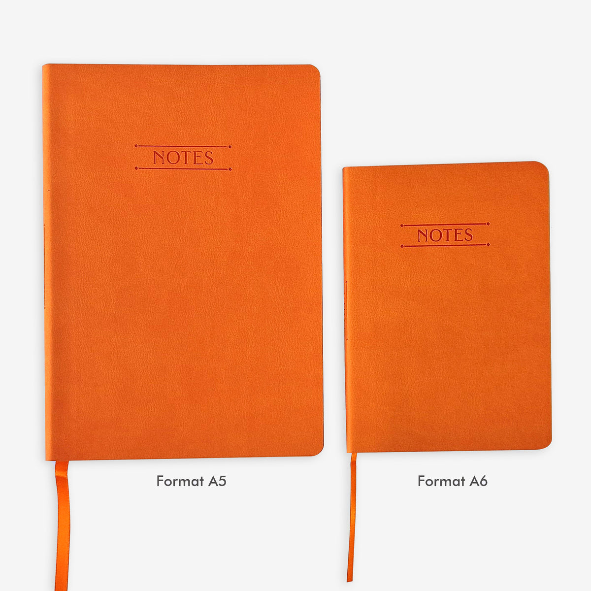 Nuance | Vœux professionnels • Carnet • Simili cuir - A5 - Orange vitaminé - 192 pages photo N° 5