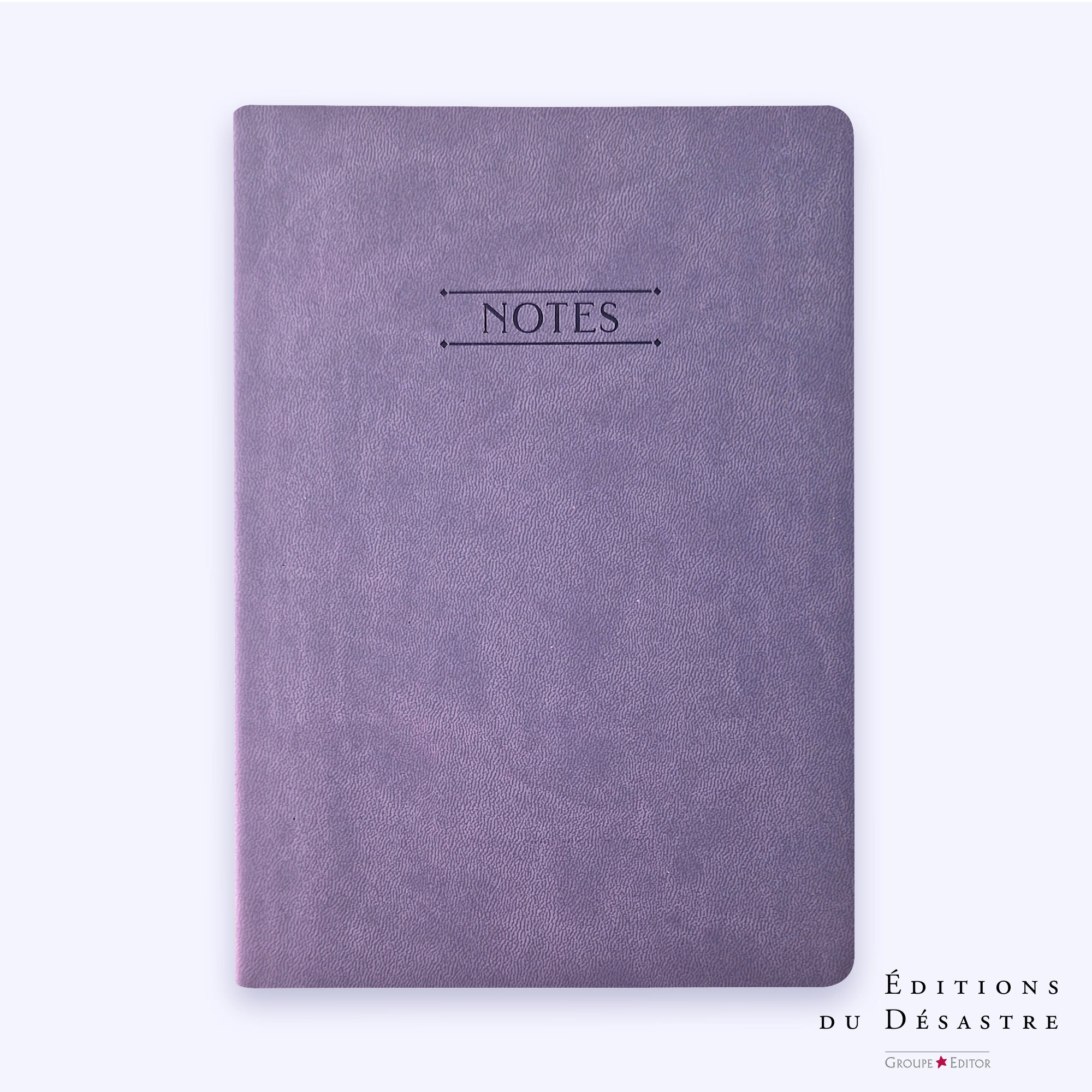 Carnet Nuance - Simili cuir - A5 - Lavande - 192 pages photo N° 1