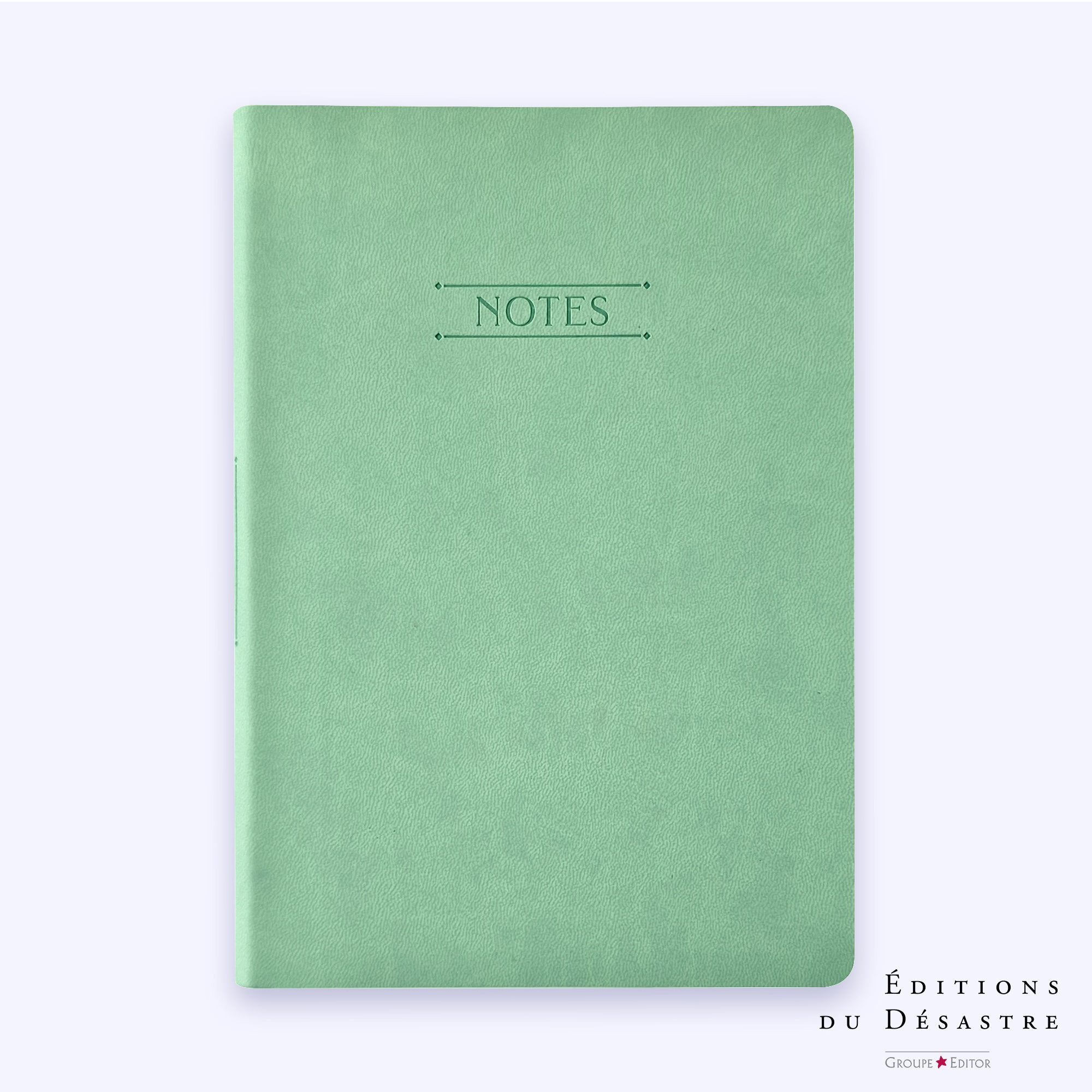 Carnet Nuance - Simili cuir - A5 - Menthe claire - 192 pages photo N° 1