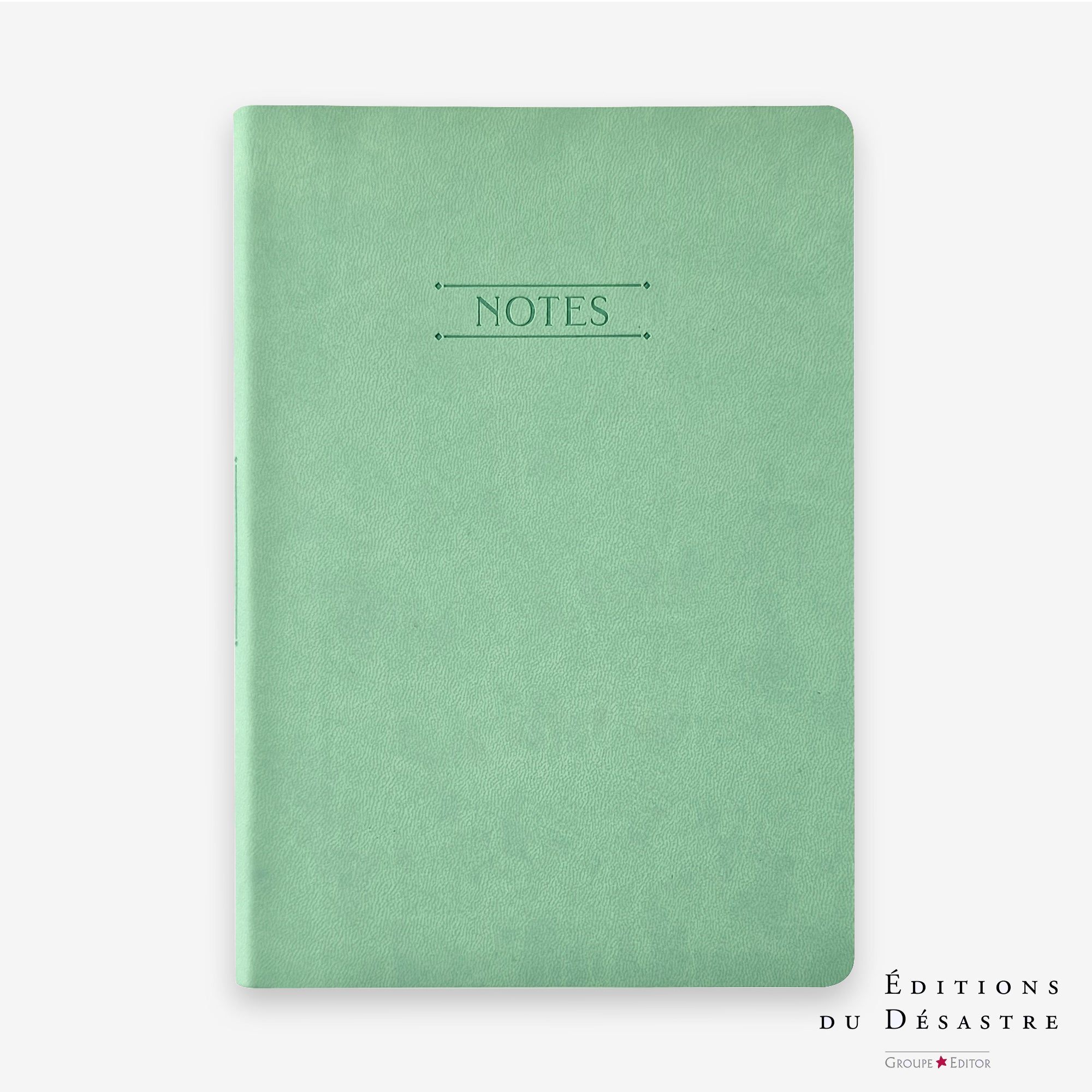 Nuance | Vœux professionnels • Carnet • Simili cuir - A5 - Menthe claire - 192 pages photo N° 1