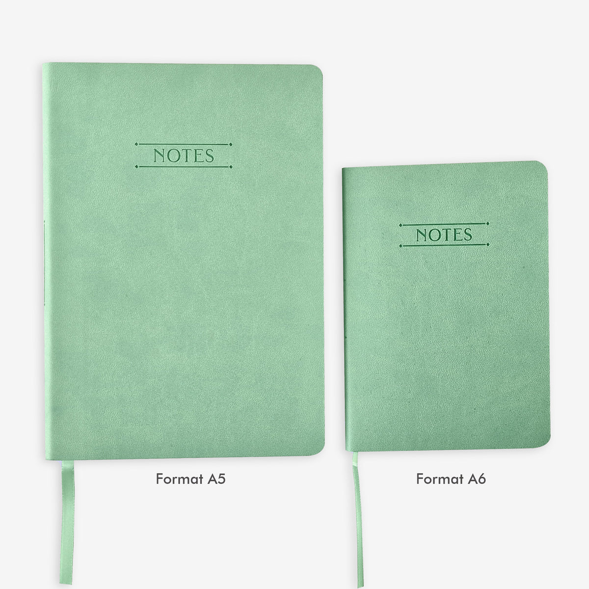 Nuance | Vœux professionnels • Carnet • Simili cuir - A5 - Menthe claire - 192 pages photo N° 5