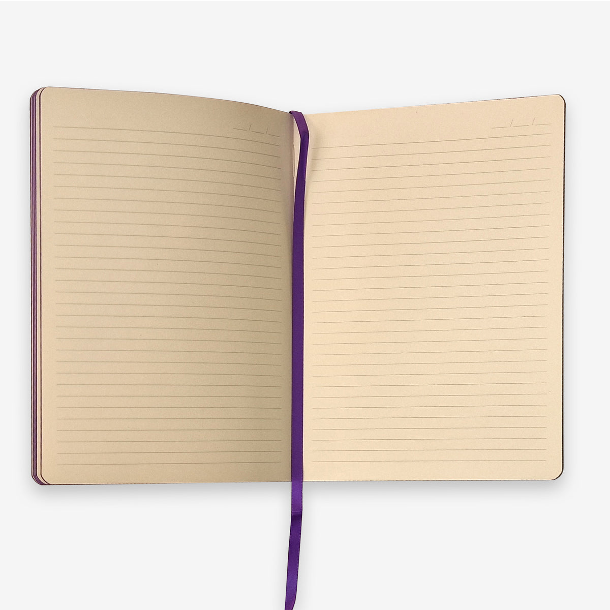 Nuance | Vœux professionnels • Carnet • Simili cuir - A5 - Violet intense - 192 pages photo N° 3
