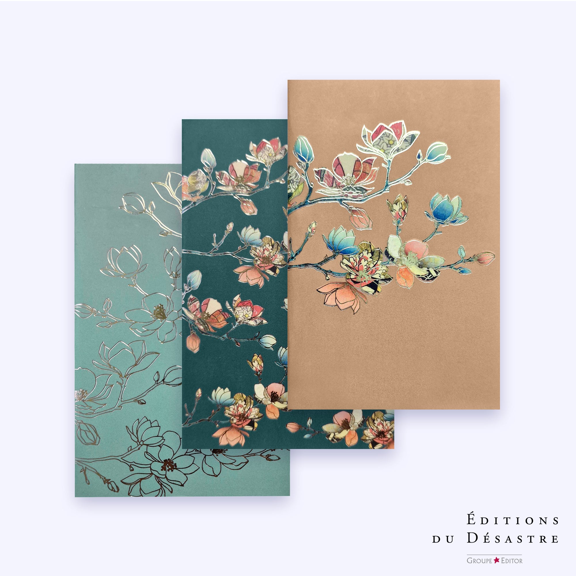 Carnet Pepakura - Lot de 3 - A6 - Magnolia - 64 pages photo N° 1