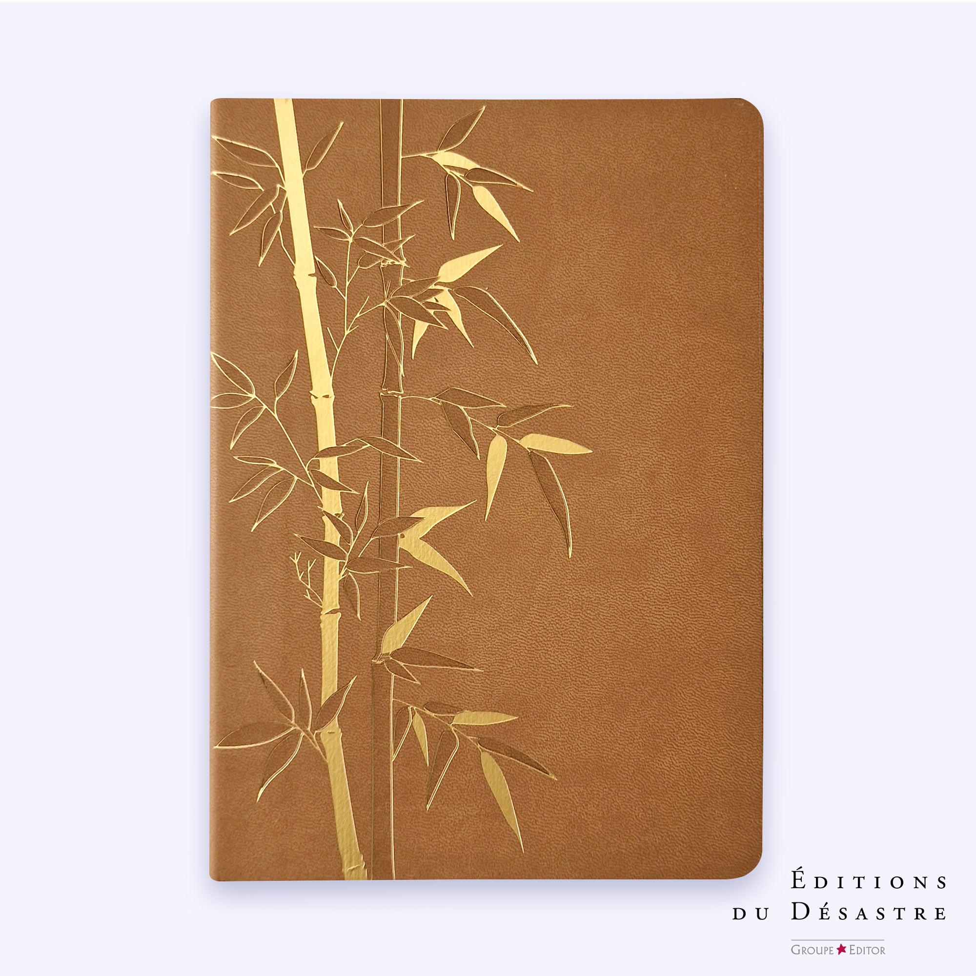 Carnet Pepakura - Simili cuir - A5 - Bambou - 192 pages photo N° 1