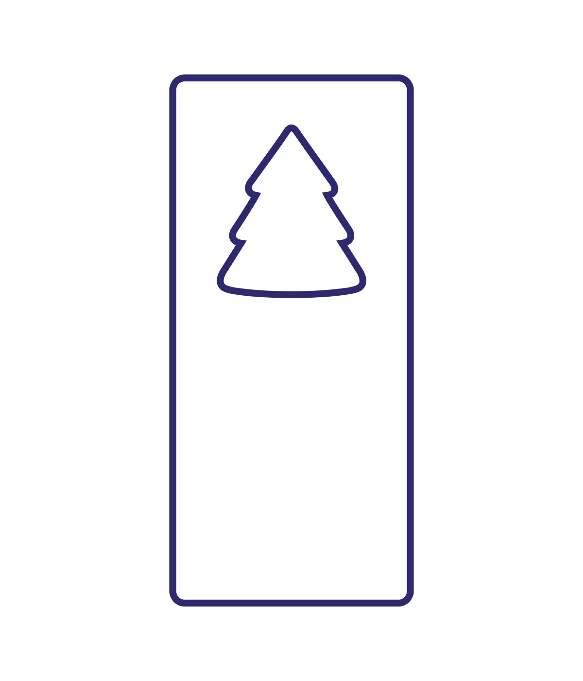 Sapin découpé