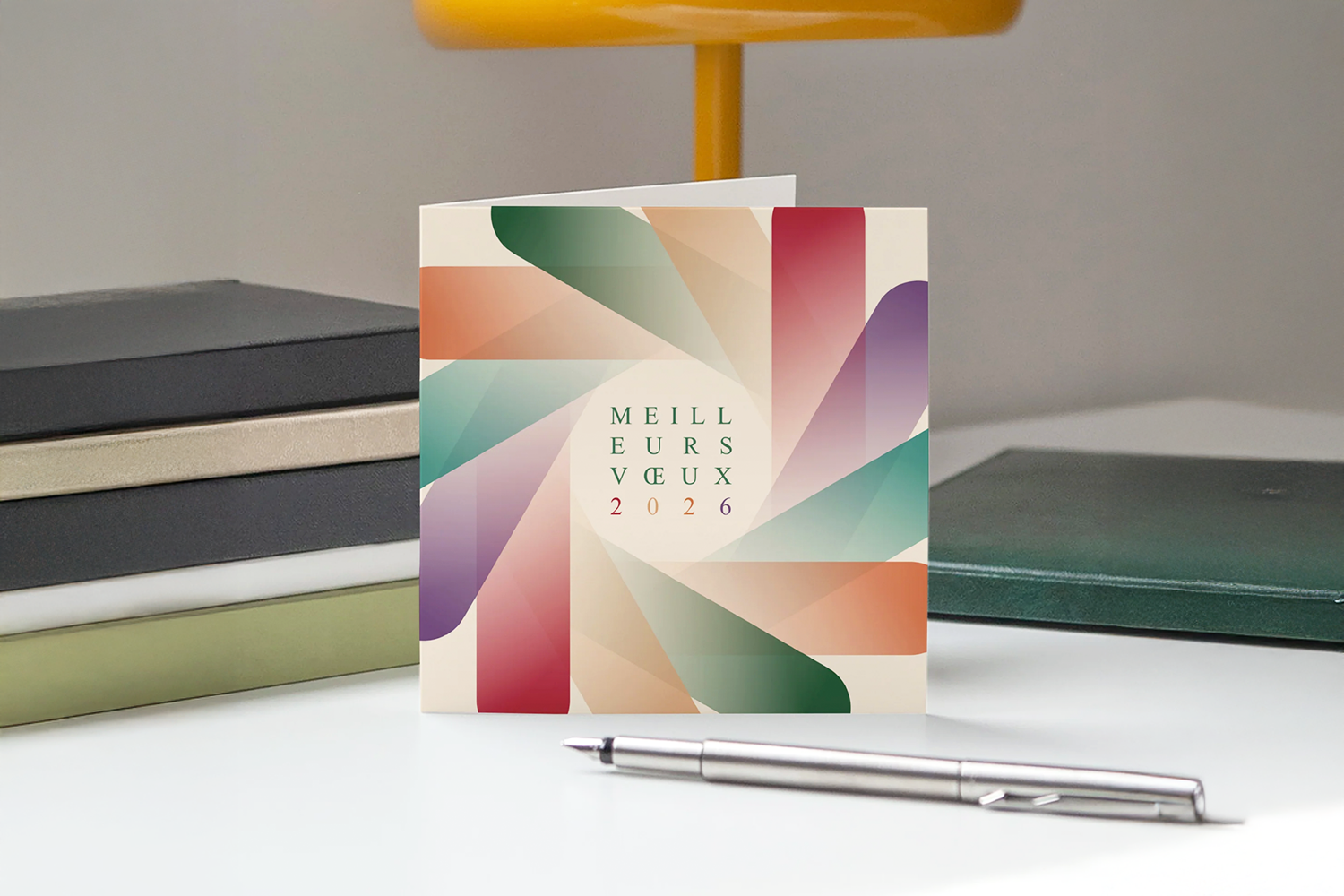 carte de voeux couleurs