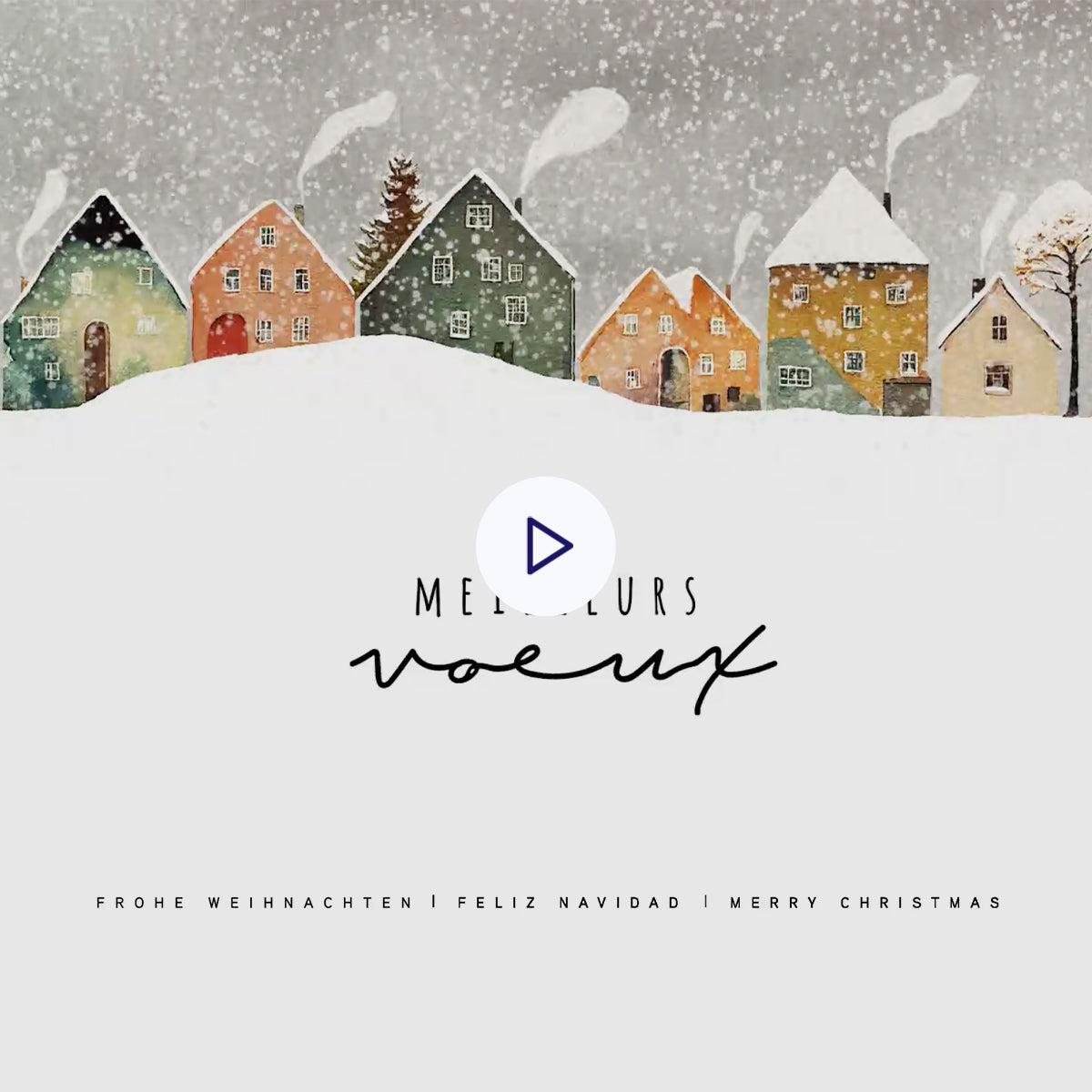 Let it Snow | Vœux professionnels • Carte virtuelle photo N° 1