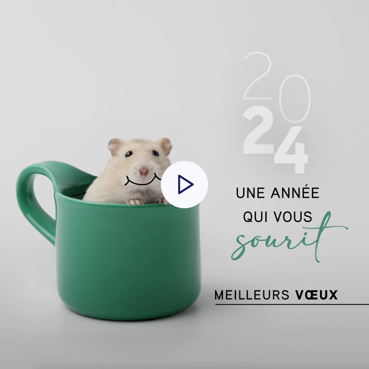 Mouse | Vœux professionnels • Carte virtuelle photo N° 1